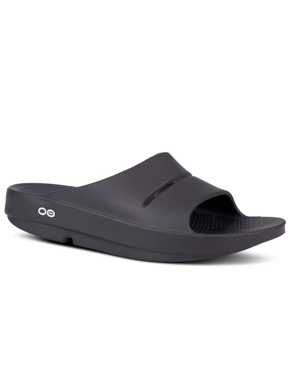 OOFOS OOahh Black Slide Sandals- Size 42 Women’s 11/Men’s 9